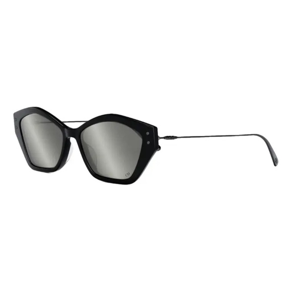 NWT Dior MissDior S1U Cat Eye Sunglasses in Black Silver Mirror - Picture 3 of 14